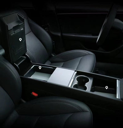 Interior Storage Organizer Set For Tesla Model 3 2023-2024 Highland - PimpMyEV