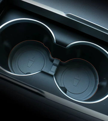 Non-Slip Center Console Cup Holder Inlay For Tesla Model 3 2023-2024 Highland - PimpMyEV