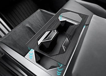 Center Console Cup Holder Overlay For Tesla Cybertruck 2025 - PimpMyEV