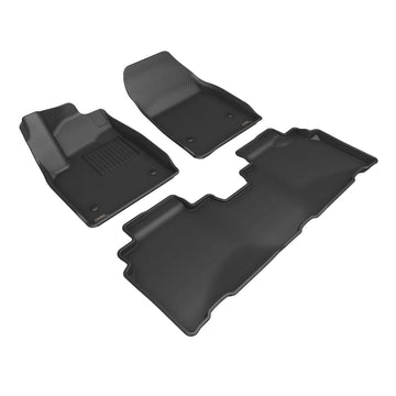 3D MAXpider Custom Fit All-Weather KAGU Series LHD Floor Mats For Cadillac Lyriq 5 Seats 2023-2025 - PimpMyEV