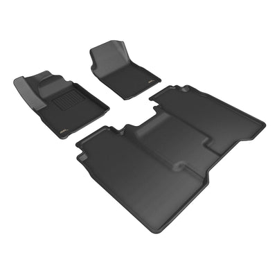 3D MAXpider Custom Fit All-Weather KAGU Series LHD Floor Mats For Chevrolet Silverado EV Crew Cab 5 SEATS 2024-2025