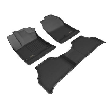 3D MAXpider Custom Fit All-Weather KAGU Series LHD Floor Mats For Hyundai Kona Electric 2021-2023