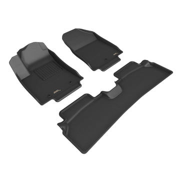 3D MAXpider Custom Fit All-Weather KAGU Series LHD Floor Mats For Hyundai Kona Electric 2024-2025