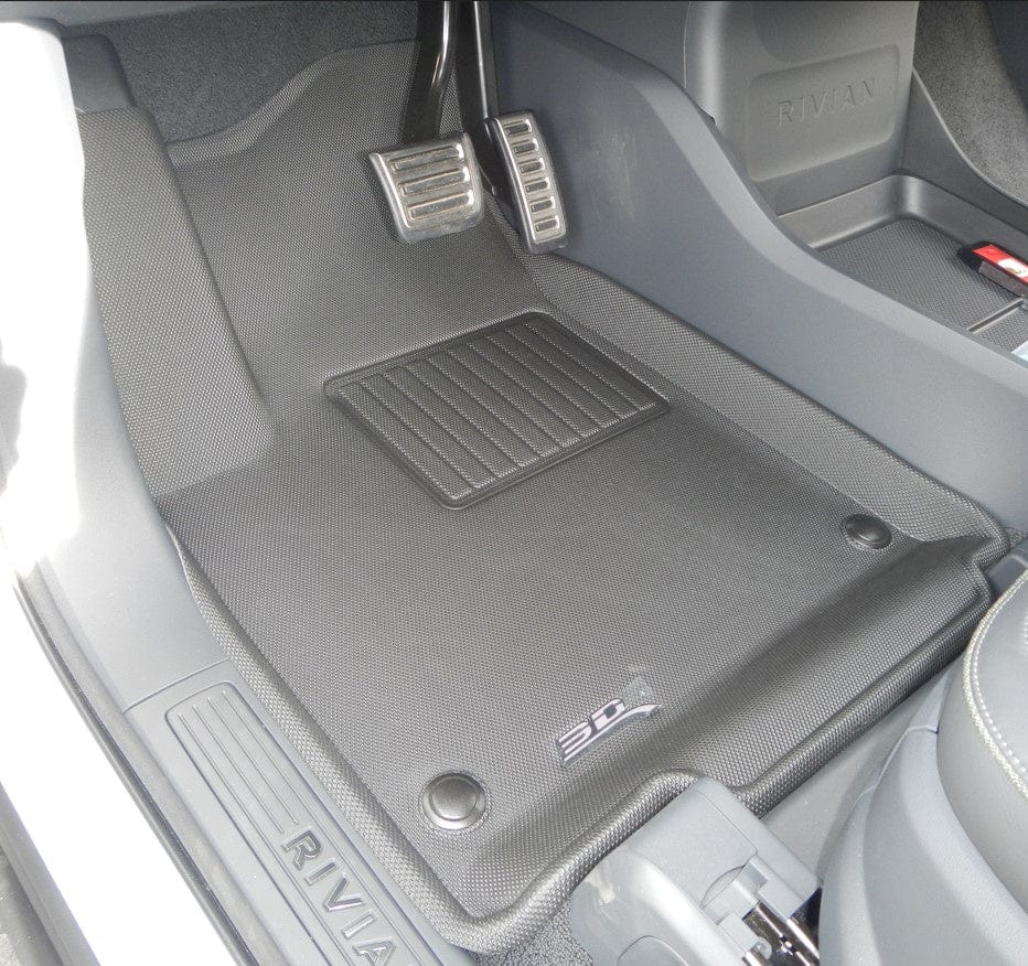 3d MaxpiderカスタムフィットフロアマットBmw 7シリーズの選択モデル Kaguゴム ブラック L1BM052115 並行輸入品 : 3D MAXpider Custom Fit Kagu Floor Mat (Black