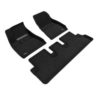 3D MAXpider Custom Fit All-Weather ELEGANT Series LHD Floor Mats For Tesla Model 3 Highland 5 SEAT 2023-2024