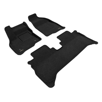 3D MAXpider Custom Fit All-Weather ELEGANT Series LHD Floor Mats For Chevrolet Bolt EUV 5 SEATS 2022-2023