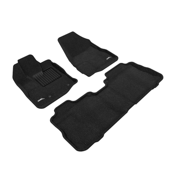 3D MAXpider Custom Fit All-Weather ELEGANT Series LHD Floor Mats For Chevrolet Equinox 5 SEATS 2010-2017