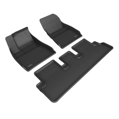 3D MAXpider Custom Fit All-Weather KAGU Series LHD Floor Mats For Tesla Model 3 Highland 5 SEAT 2023-2024 - PimpMyEV