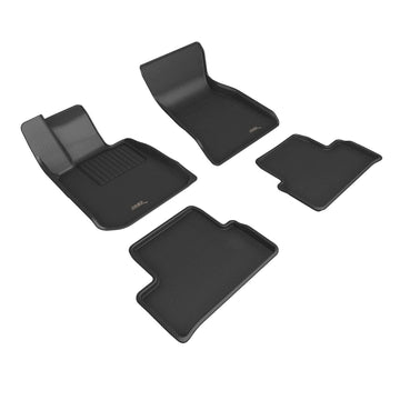 3D MAXpider Custom Fit All-Weather KAGU Series LHD Floor Mats For BMW i4 G26 5 SEATS 2022-2025 - PimpMyEV