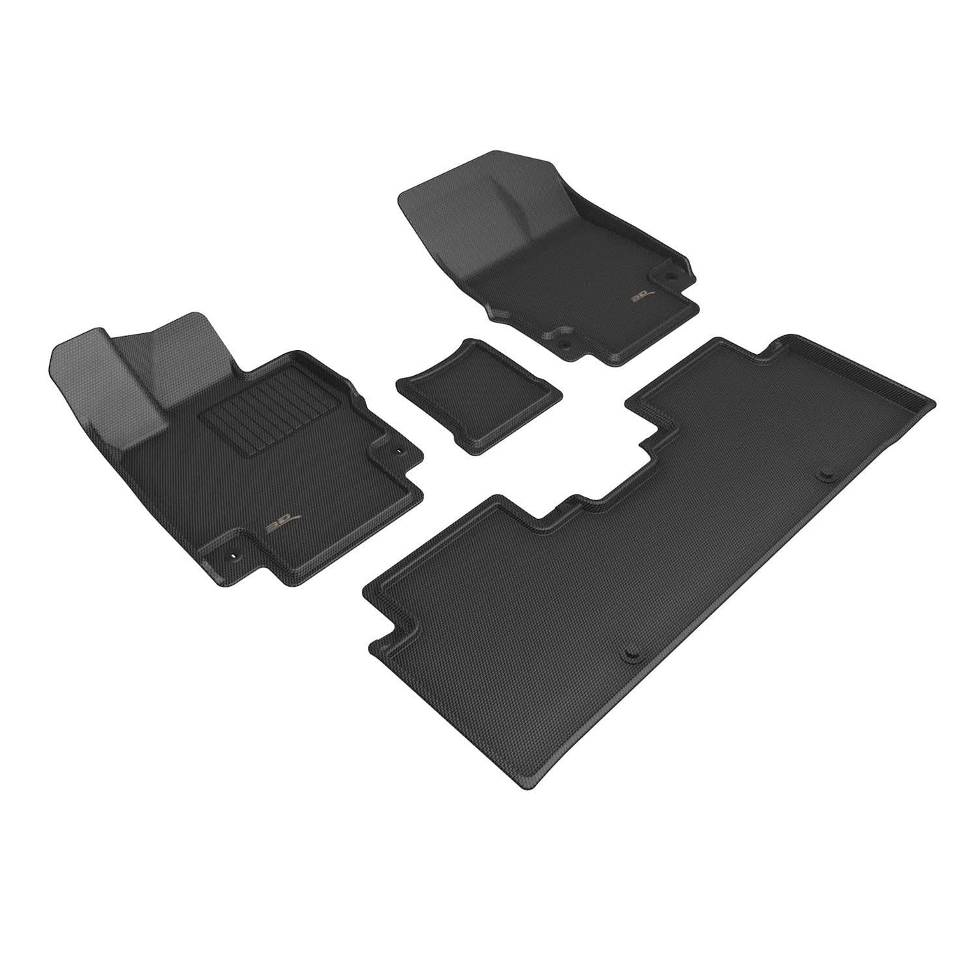 3D MAXpider Custom Fit All-Weather KAGU Series LHD Floor Mats For Genesis GV60 2023-2025