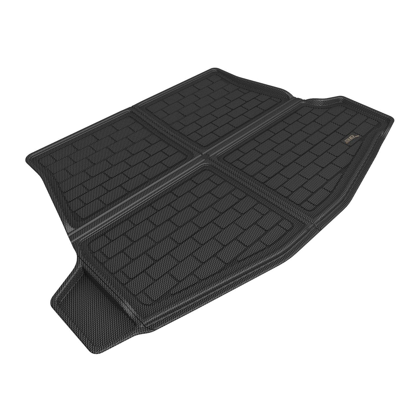 3D MAXpider Custom Fit All-Weather KAGU BLACK Series LHD Floor Mats For Toyota BZ4X 5 SEAT 2023-2024