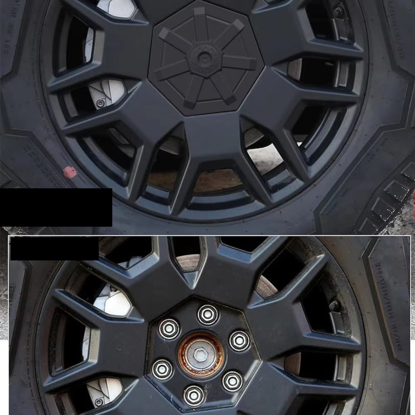 Center Hub Caps CT For Tesla Cybertruck 2024+