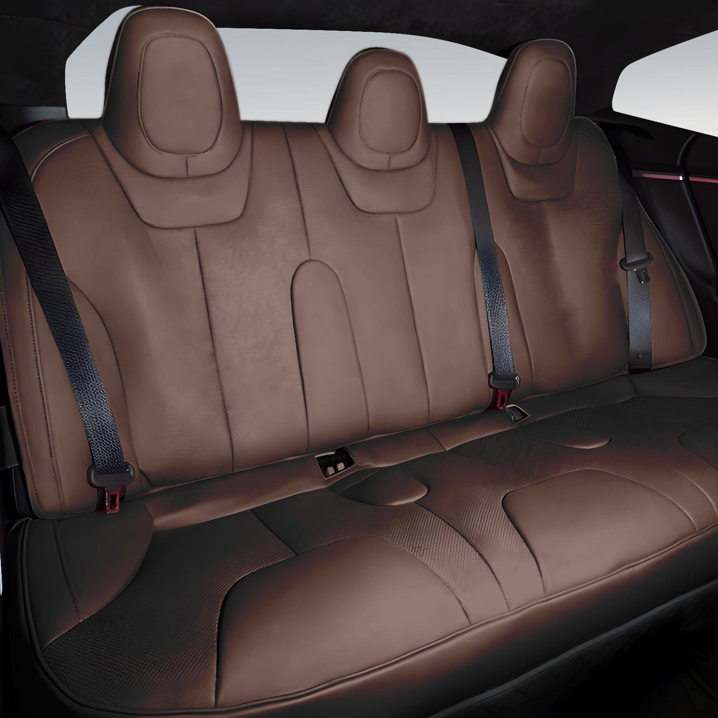 Custom Premium Vegan Leather Car Seat Covers for Tesla Model S 2012-2024