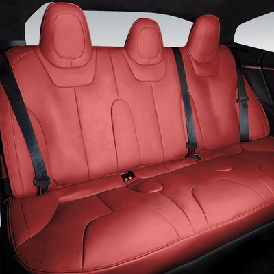 Custom Premium Vegan Leather Car Seat Covers for Tesla Model S 2012-2024