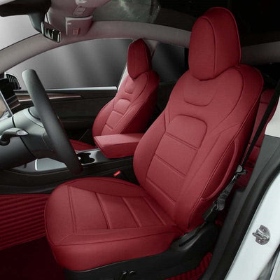 Premium Vegan Leather Seat Covers For Tesla Model 3 2017-2023 - PimpMyEV