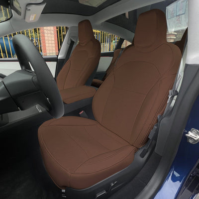 Premium Vegan Leather Seat Covers For Tesla Model 3 2023-2024 Highland