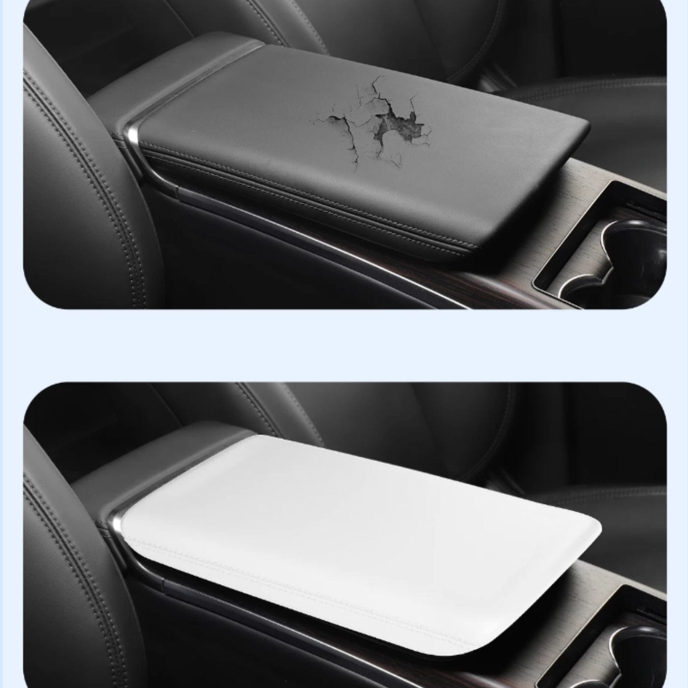 Silicone Armrest Cover For Tesla Model S 2023-2024