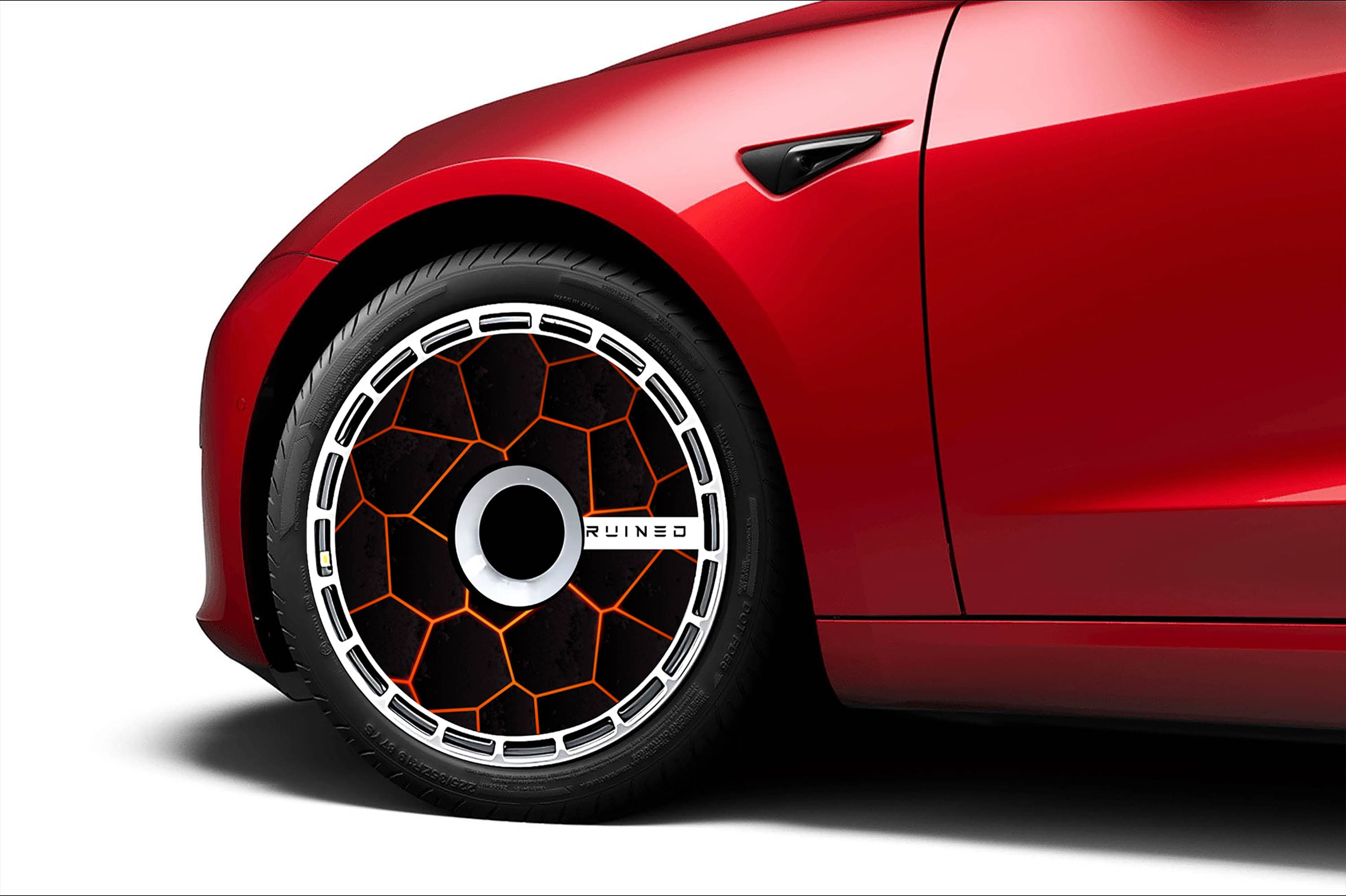 Tesla Model 3 und Y Performance Aero Felgen Radkappen - top Design für ca  230€ von KAVANIC 