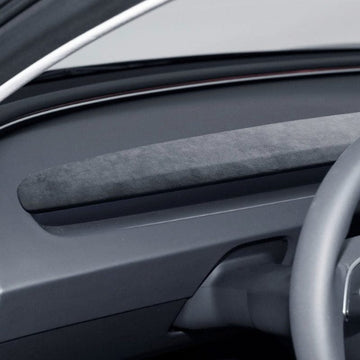 Alcantara Dashboard Center Overlay Hard Covers For Tesla Model 3 2023-2025 Highland - PimpMyEV