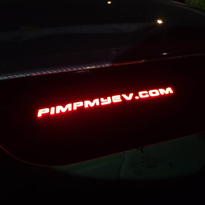 Back Windshield Brake Sticker Tesla Trunk Brake Light Decals | Pimp My EV– PimpMyEV