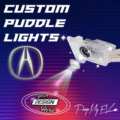 Custom LED Courtesy Door Projector Puddle Lights for Acura