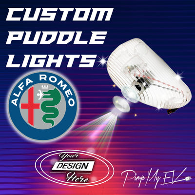 Custom LED Courtesy Door Projector Puddle Lights for Alfa Romeo