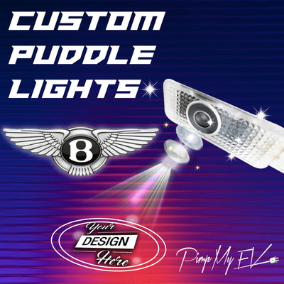 Custom LED Courtesy Door Projector Puddle Lights for Bentley