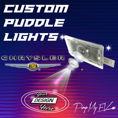 Custom LED Courtesy Door Projector Puddle Lights for Chrysler