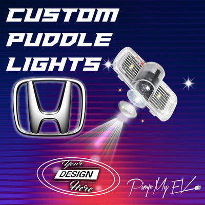 Custom LED Courtesy Door Projector Puddle Lights for Honda