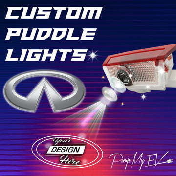 Custom LED Courtesy Door Projector Puddle Lights for Infiniti - PimpMyEV