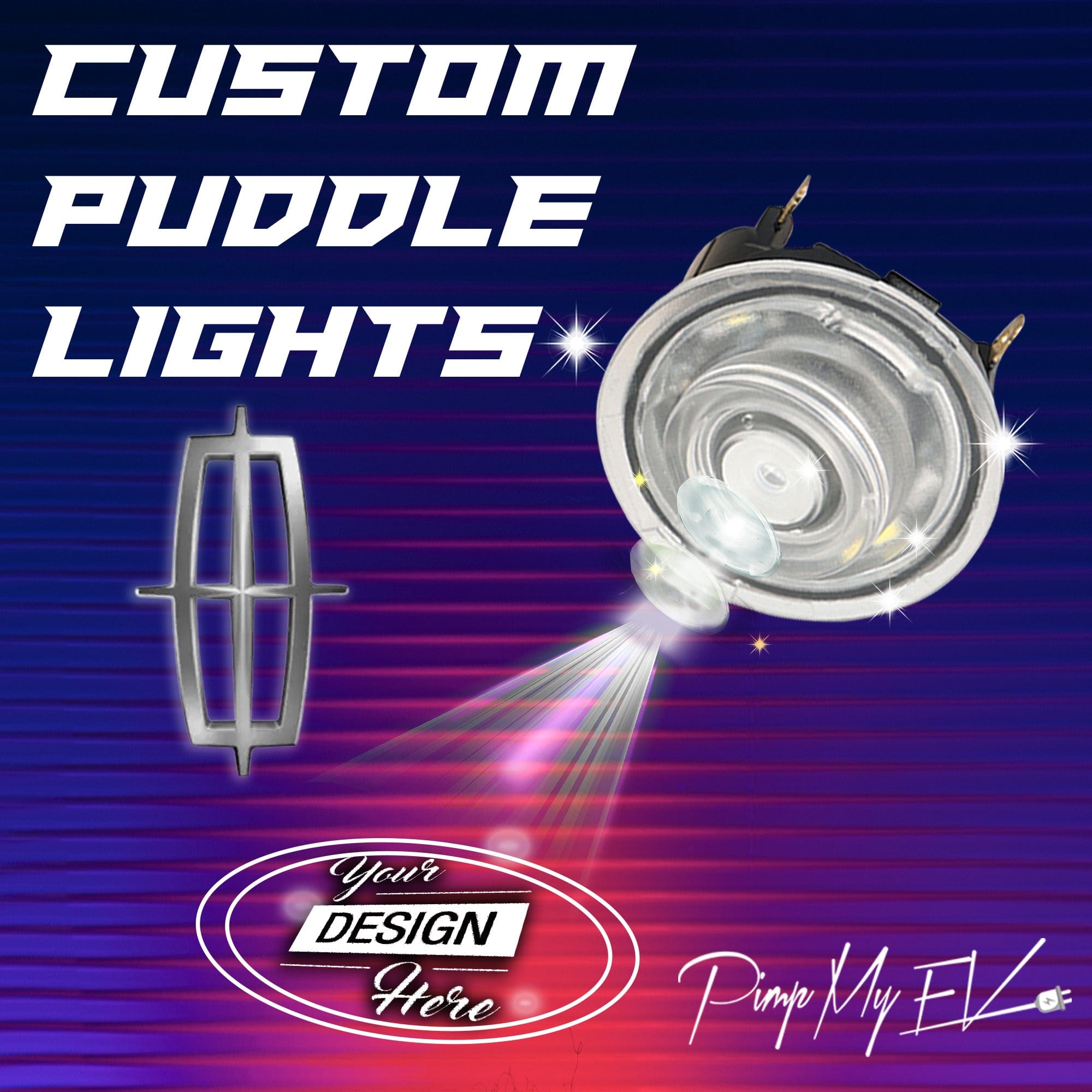 Vantage LED Door Puddle Light Retrofit Kit For Lincoln – Cree XT-E, IP65, 3W 4 thumbnail image