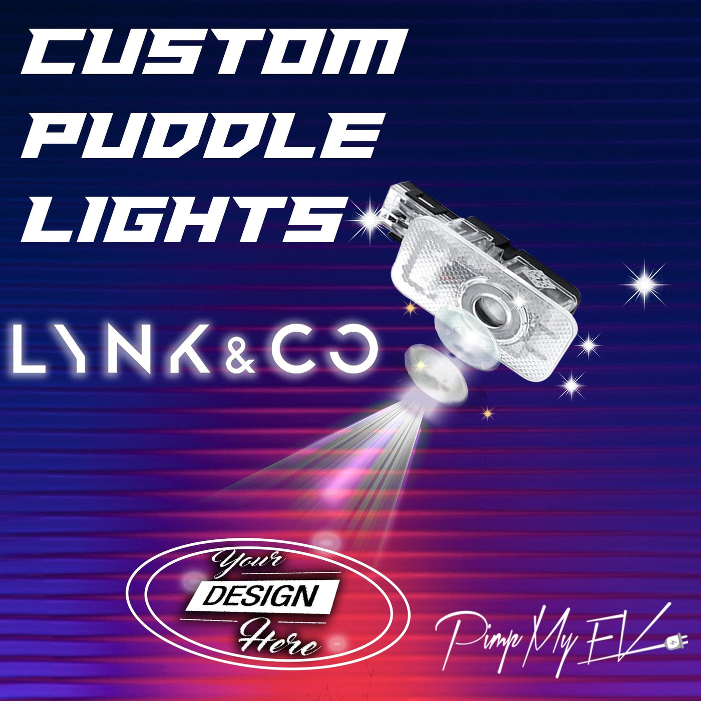 Custom LED Courtesy Door Projector Puddle Lights for Lynk & Co