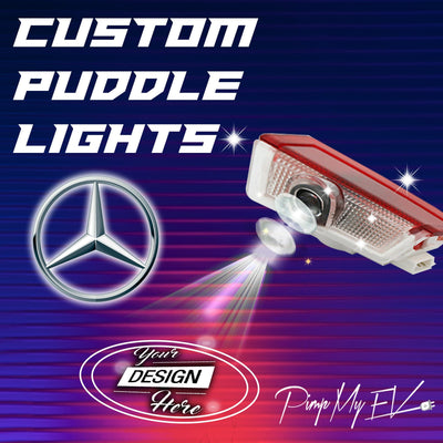 Custom LED Courtesy Door Projector Puddle Lights for Mercedes