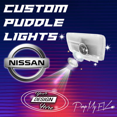 Custom LED Courtesy Door Projector Puddle Lights for Nissan