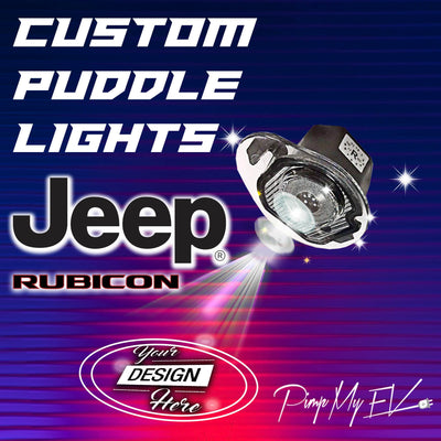 Custom LED Courtesy Door Projector Puddle Lights for JEEP