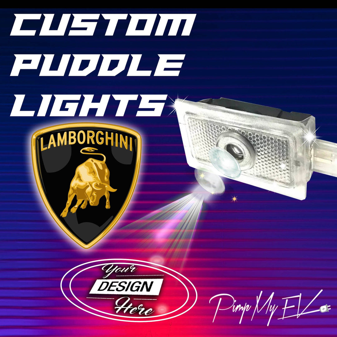 Custom LED Courtesy Door Projector Puddle Lights for Lamborghini
