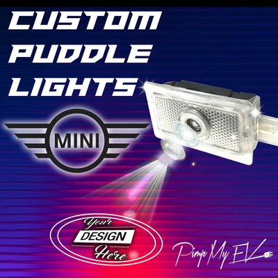 Custom LED Courtesy Door Projector Puddle Lights for Mini Cooper - PimpMyEV