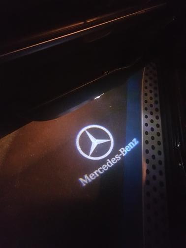 Custom LED Door Projector Puddle Lights for Mercedes - PimpMyEV