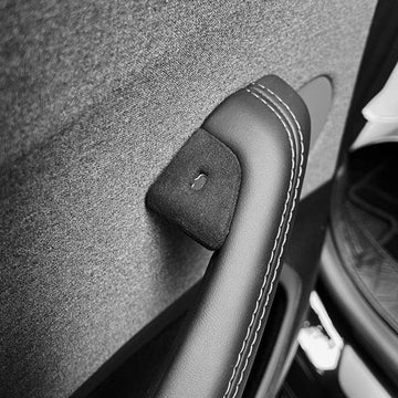 Alcantara Window & Door Switch Protective Hard Overlay Covers For Tesla Model 3 2023-2024 Highland - PimpMyEV