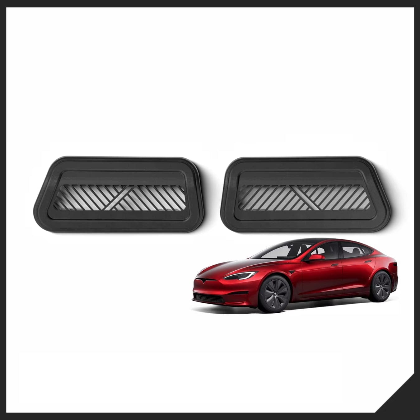 Underseat Air Vent Cover For Tesla Model S 2023-2024