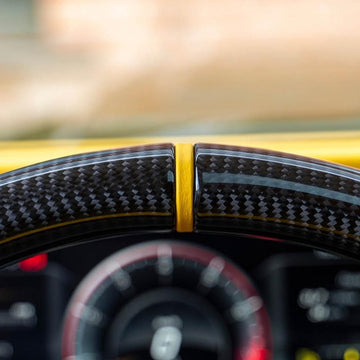 Custom Steering 12 o'clock leather stripe Add On Upgrade - PimpMyEV