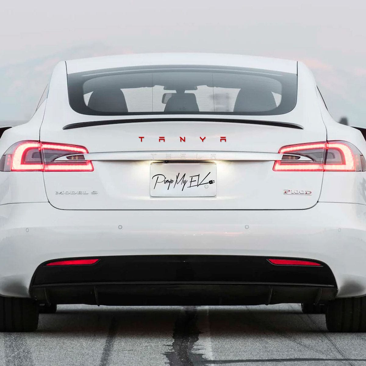 Customize Tesla Emblems Custom Roadster Style Metal Emblems In Tesla Font For Tesla Model S 3 X ...