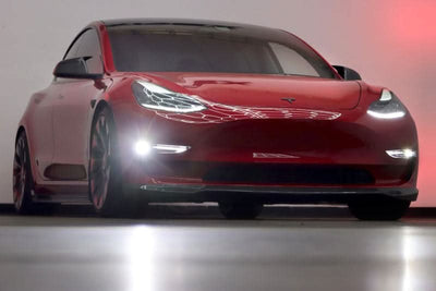 Alpharex DoubleTap Dual Color LED Projector Fog Lights for Tesla Model Y 2020-2024 - PimpMyEV