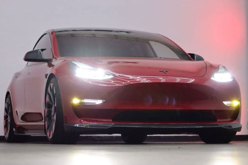 Alpharex DoubleTap Dual Color LED Projector Fog Lights for Tesla Model Y 2020-2024 - PimpMyEV