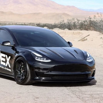 Alpharex NOVA-Series Black LED Projector Headlights for Tesla Model Y 2020-2024 - PimpMyEV