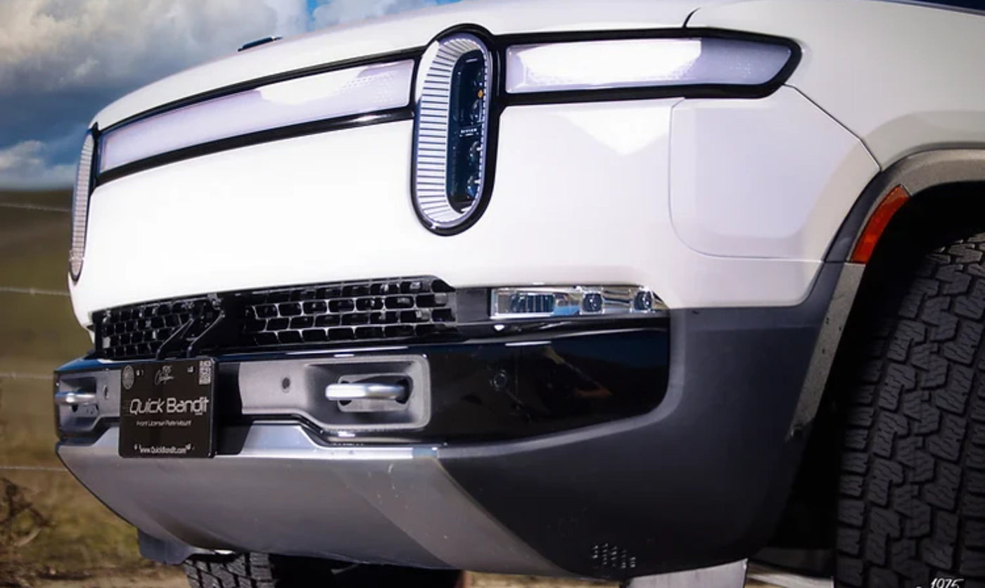 Quick Bandit License Plate Mount for Rivian R1T/R1S Gen 1 & Gen 2