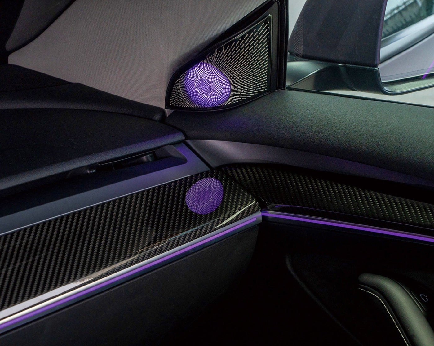 Full Coverage Interior Ambient Car Lighting Kit For Tesla Model Y