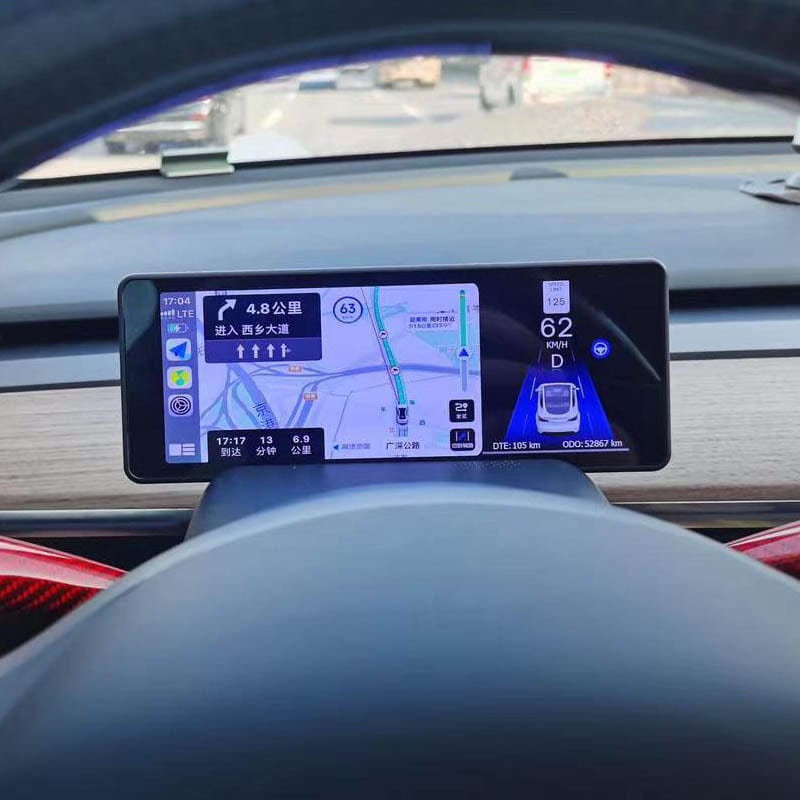 Tesla Model 3 Carplay & Android Auto Instrument Cluster 6.86 inch 2017 ...