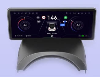 New 2023 Tesla Model Y/3 Instrument Cluster Display Upgrade with Apple  CarPlay #tesla 