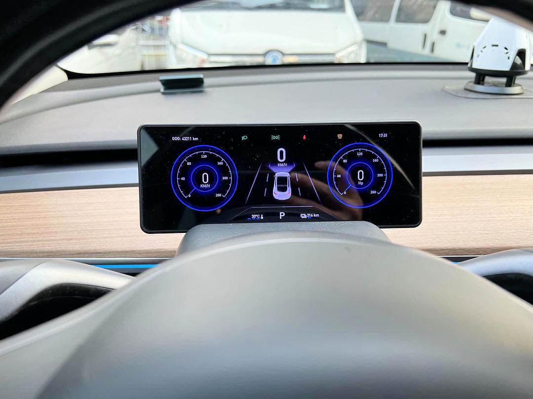 Retrofit 6.86 inch Steering Instrument Cluster With Front Camera For ...